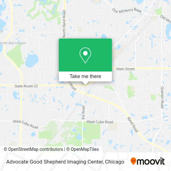 Advocate Good Shepherd Imaging Center map
