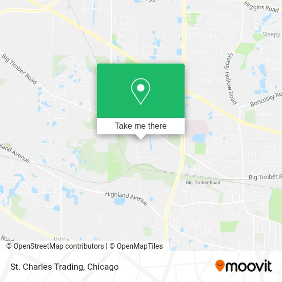 St. Charles Trading map