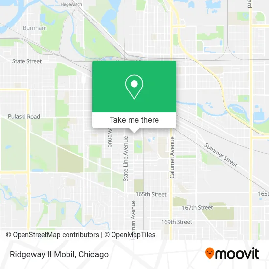 Ridgeway II Mobil map