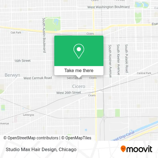 Studio Max Hair Design map