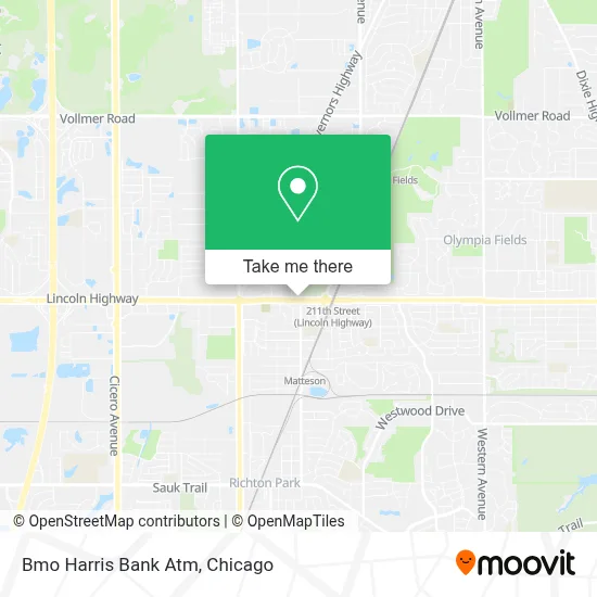 Bmo Harris Bank Atm map