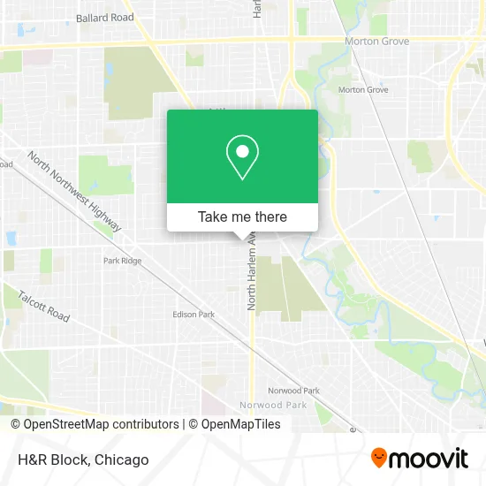 H&R Block map