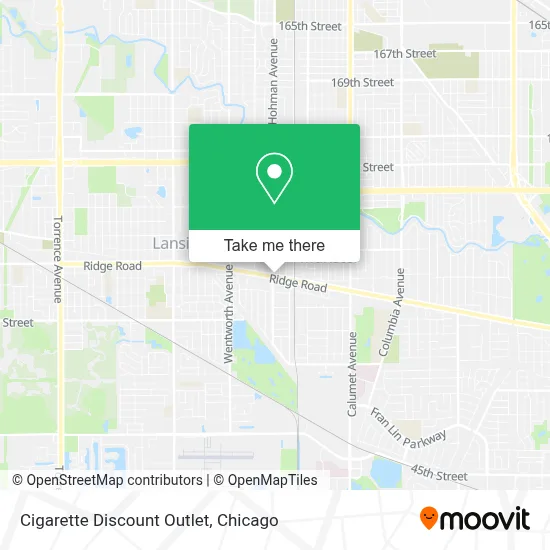 Cigarette Discount Outlet map