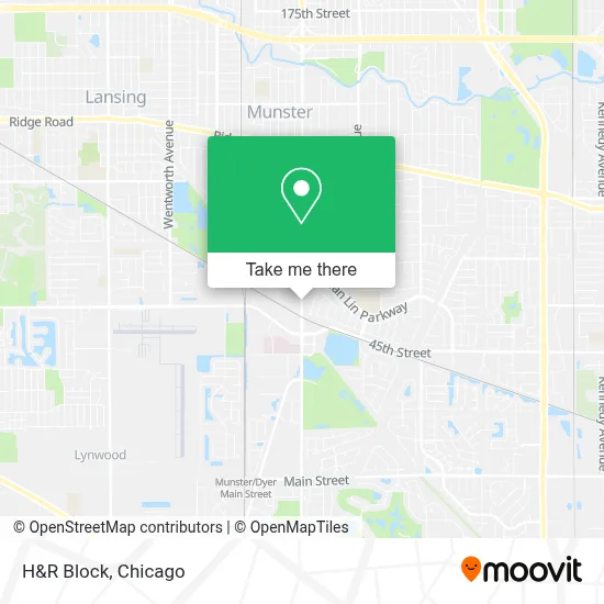 H&R Block map