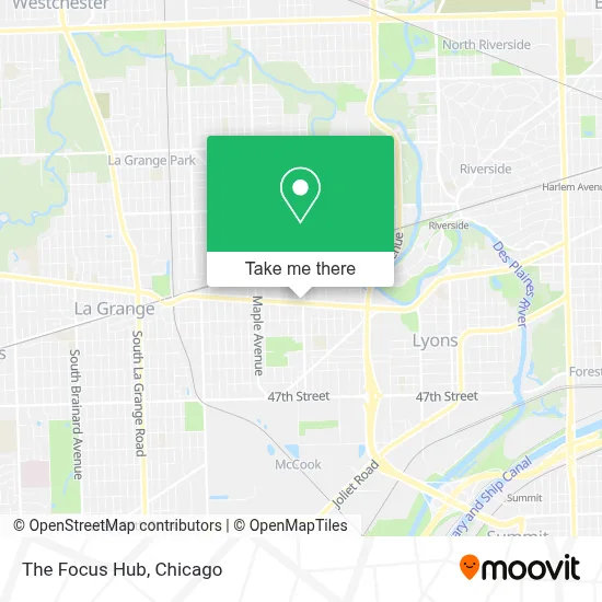 The Focus Hub map