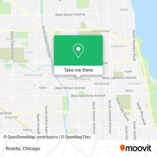Roadix map