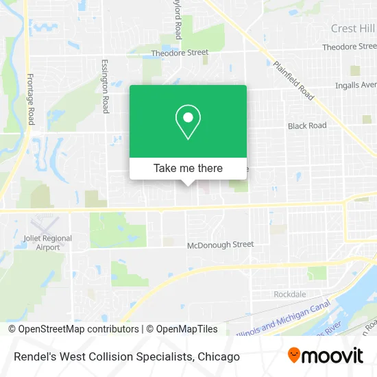 Rendel's West Collision Specialists map