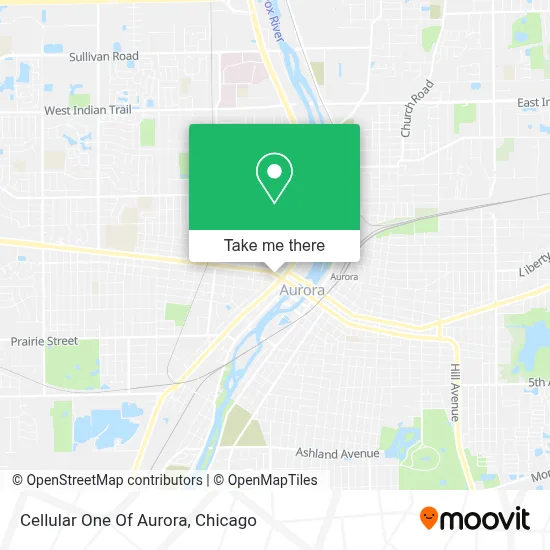 Cellular One Of Aurora map