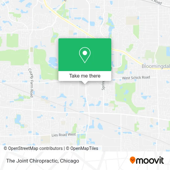 The Joint Chiropractic map