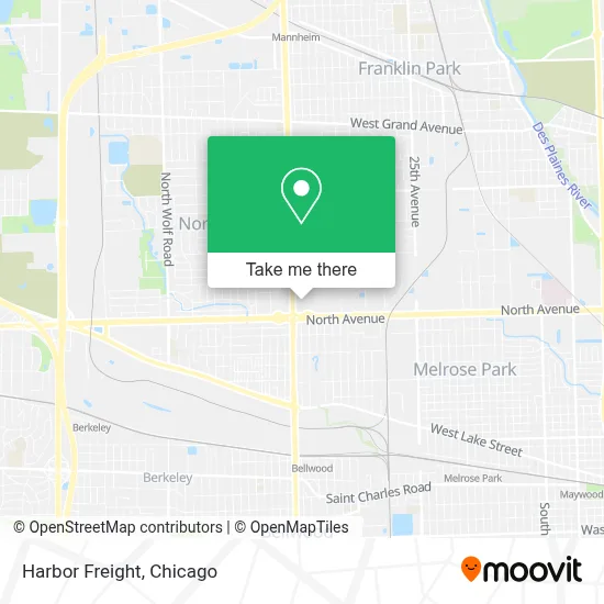 Harbor Freight map