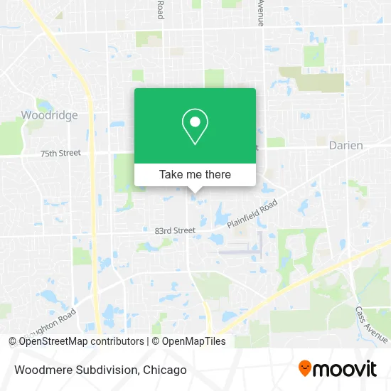 Woodmere Subdivision map