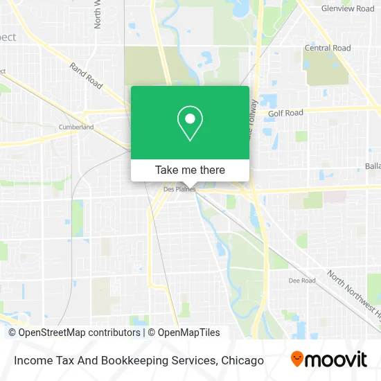 Income Tax And Bookkeeping Services map