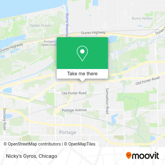 Nicky's Gyros map