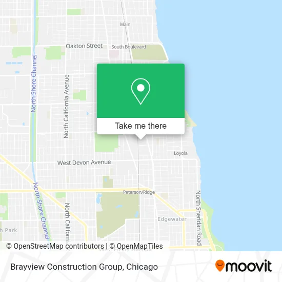 Brayview Construction Group map