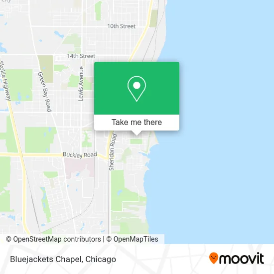 Bluejackets Chapel map