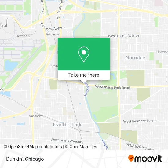 Dunkin' map