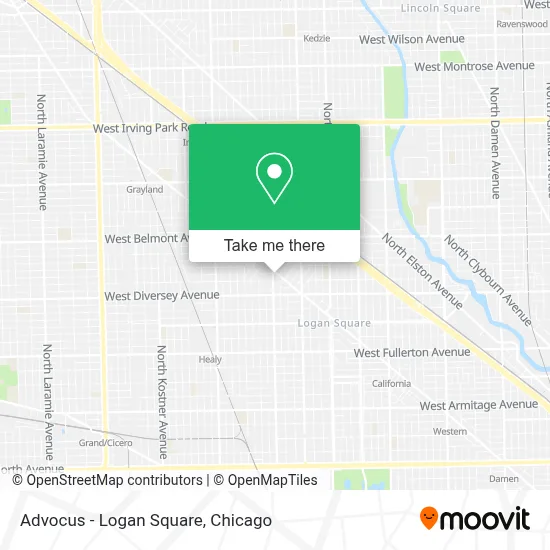 Advocus - Logan Square map