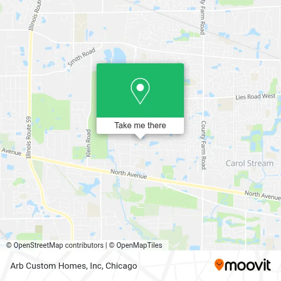 Arb Custom Homes, Inc map