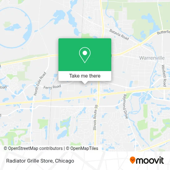 Radiator Grille Store map