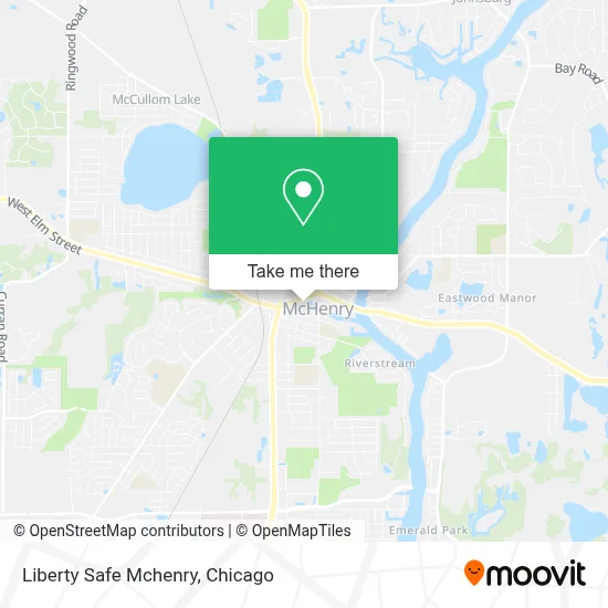 Liberty Safe Mchenry map