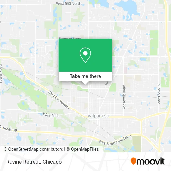 Ravine Retreat map