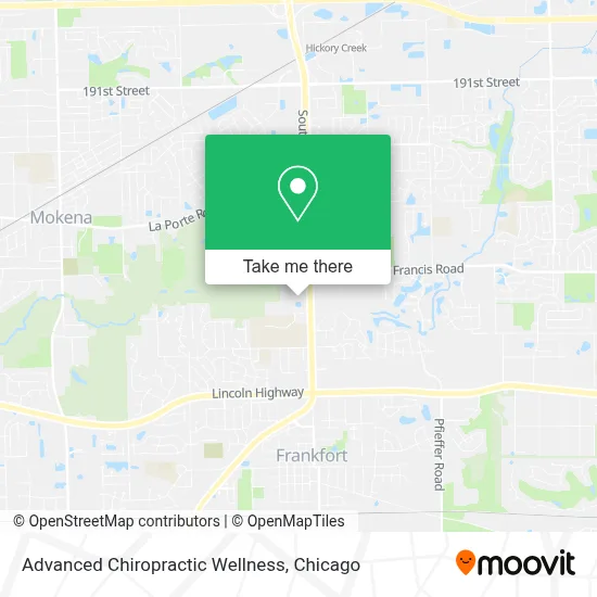 Advanced Chiropractic Wellness map