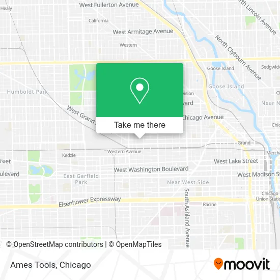 Ames Tools map