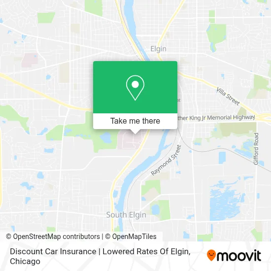 Discount Car Insurance | Lowered Rates Of Elgin map