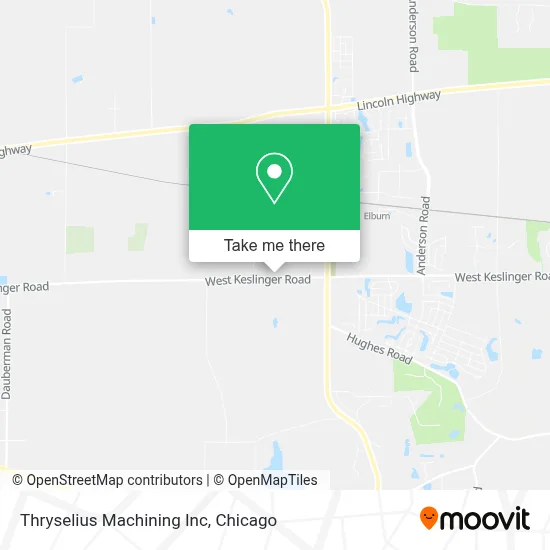 Thryselius Machining Inc map