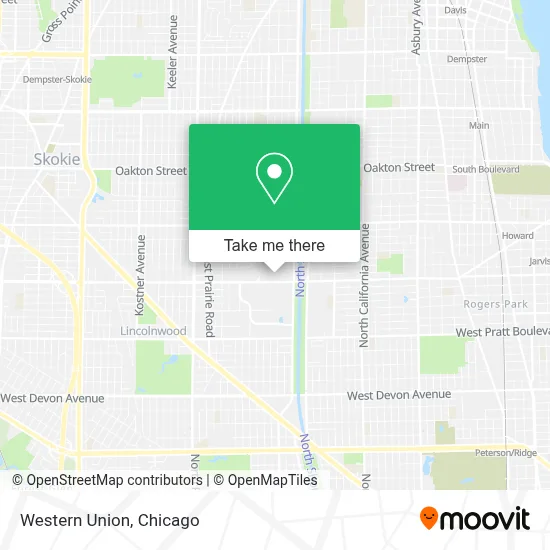 Western Union map