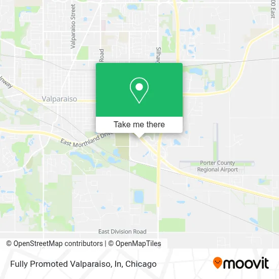 Fully Promoted Valparaiso, In map
