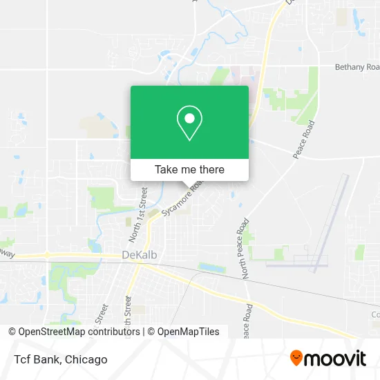 Tcf Bank map