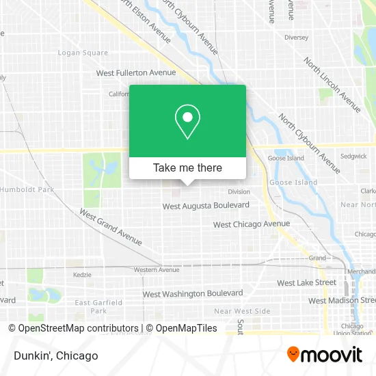 Dunkin' map