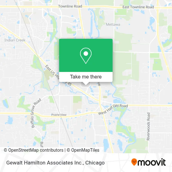 Gewalt Hamilton Associates Inc. map