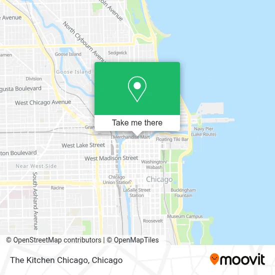 The Kitchen Chicago map