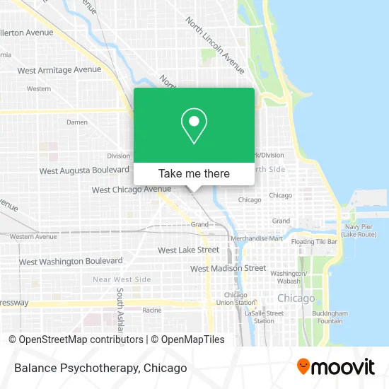 Balance Psychotherapy map