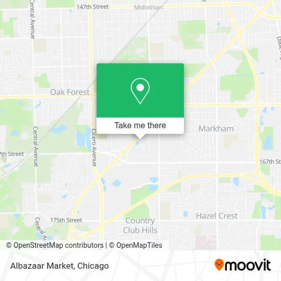 Albazaar Market map