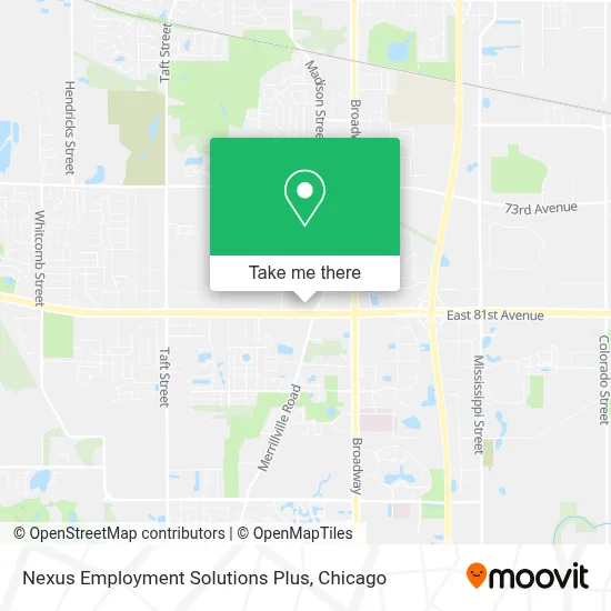 Nexus Employment Solutions Plus map