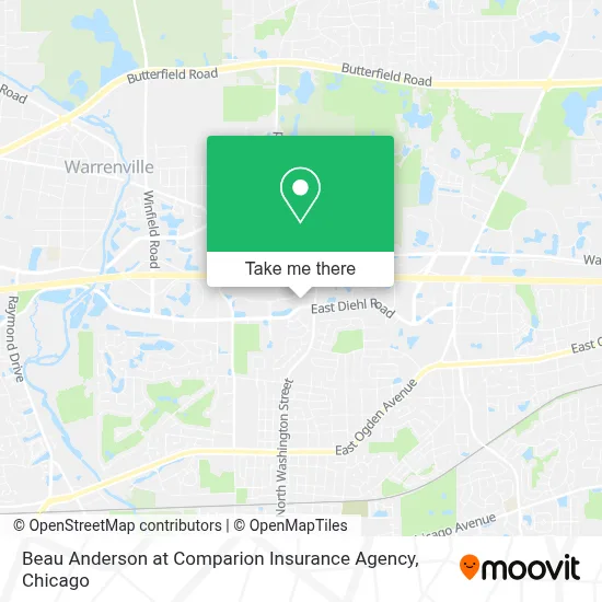 Beau Anderson at Comparion Insurance Agency map