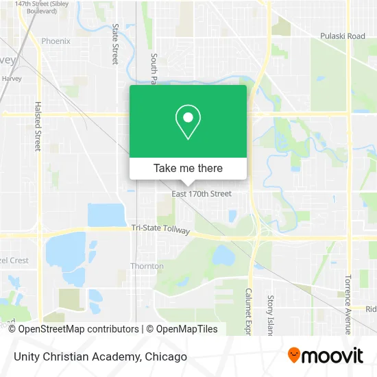 Unity Christian Academy map