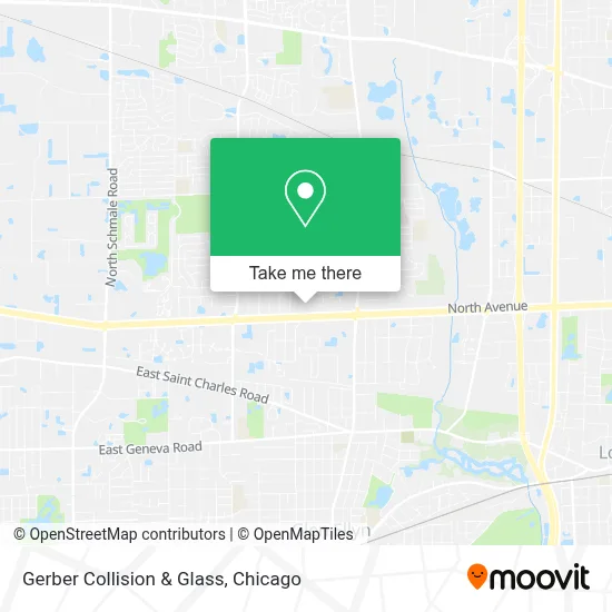 Gerber Collision & Glass map