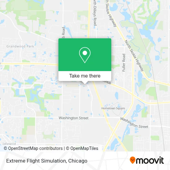 Extreme Flight Simulation map