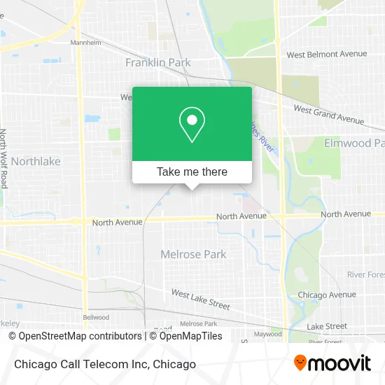 Chicago Call Telecom Inc map
