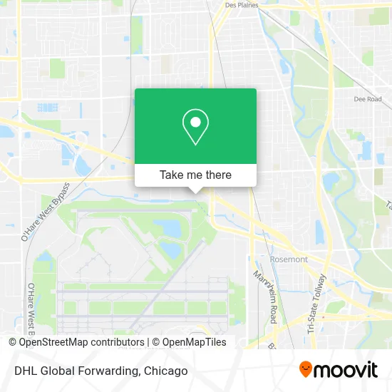 DHL Global Forwarding map