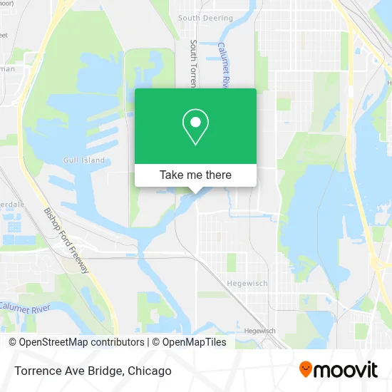 Torrence Ave Bridge map