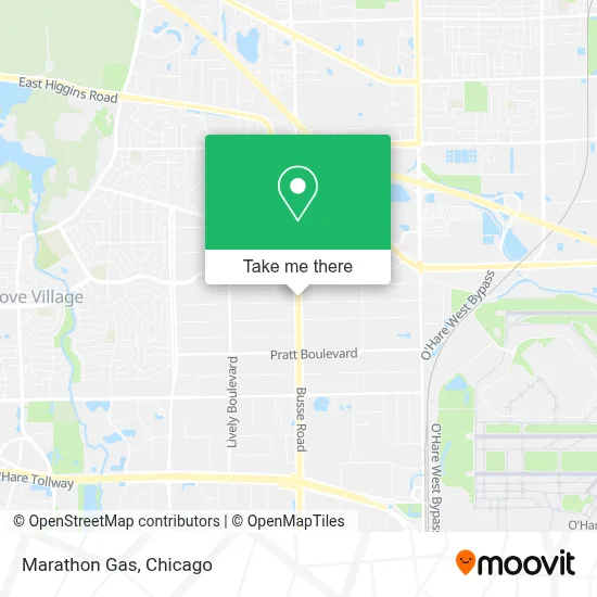 Marathon Gas map