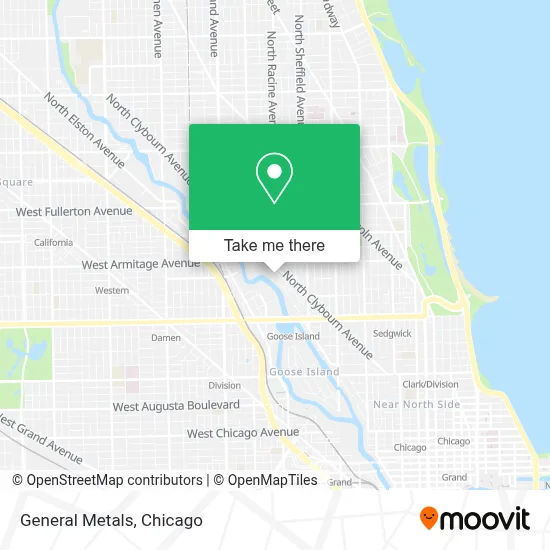 General Metals map