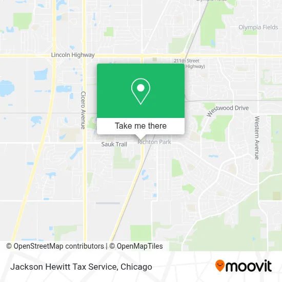 Jackson Hewitt Tax Service map