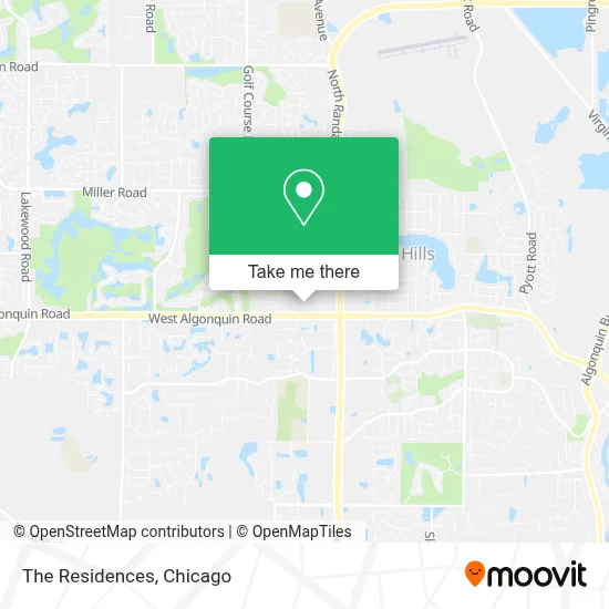 The Residences map