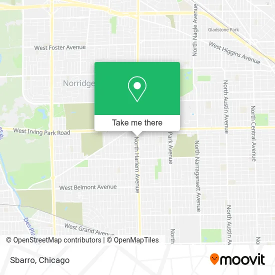 Sbarro map